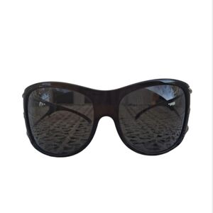 Versace Oversized Tortoise Shell Sunglasses